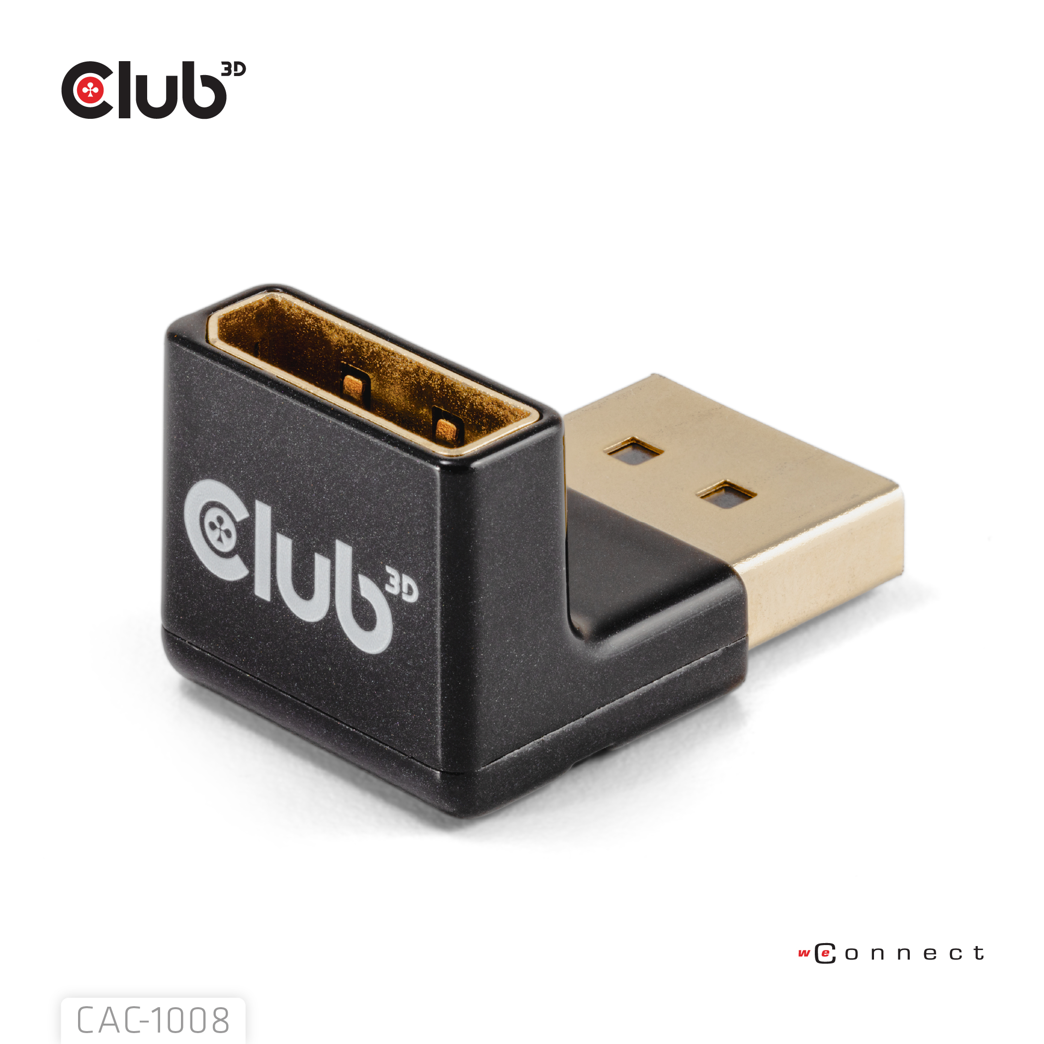 Adapter DisplayPort => DisplayPort *Club3D* - 90°